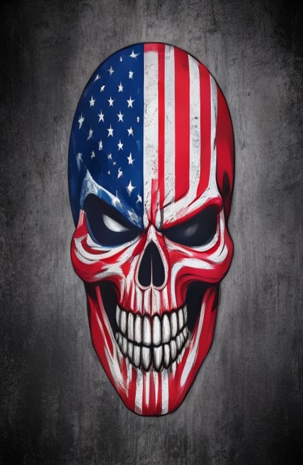American Flag Punisher Skull Wallpaper