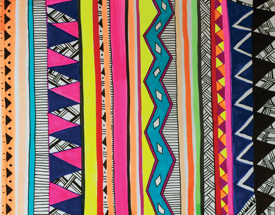 Tribal Print Background