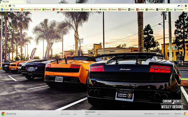 Free download Lamborghini Newport Chrome Web Store [640x400] for your
