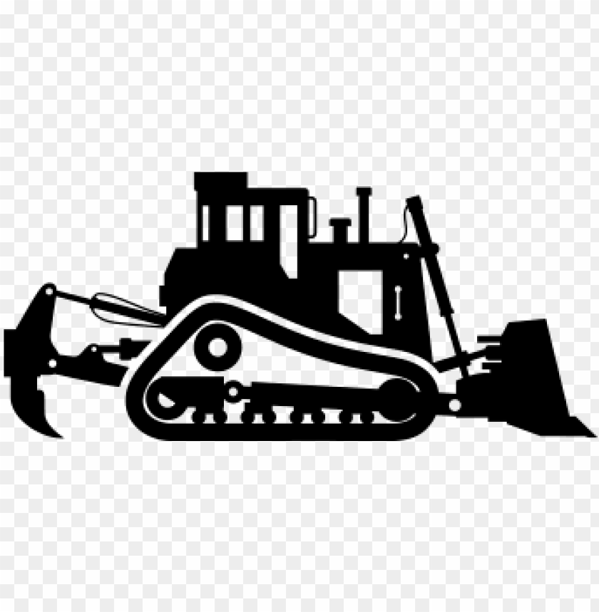 Komatsu D275a Cat Dozer Silhouette Png Image With Transparent
