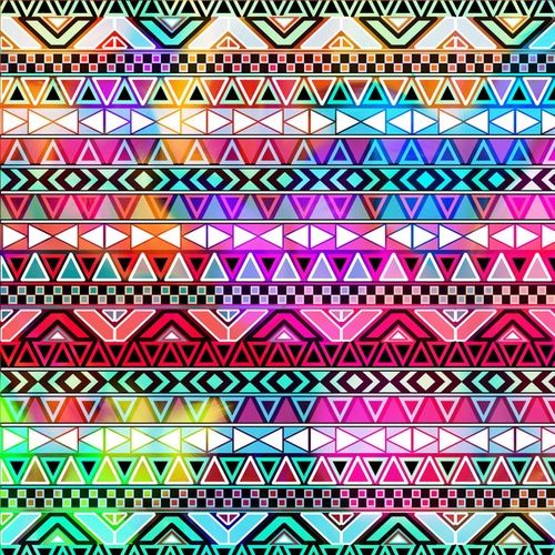 Wallpaper Bright Tribal Print Background