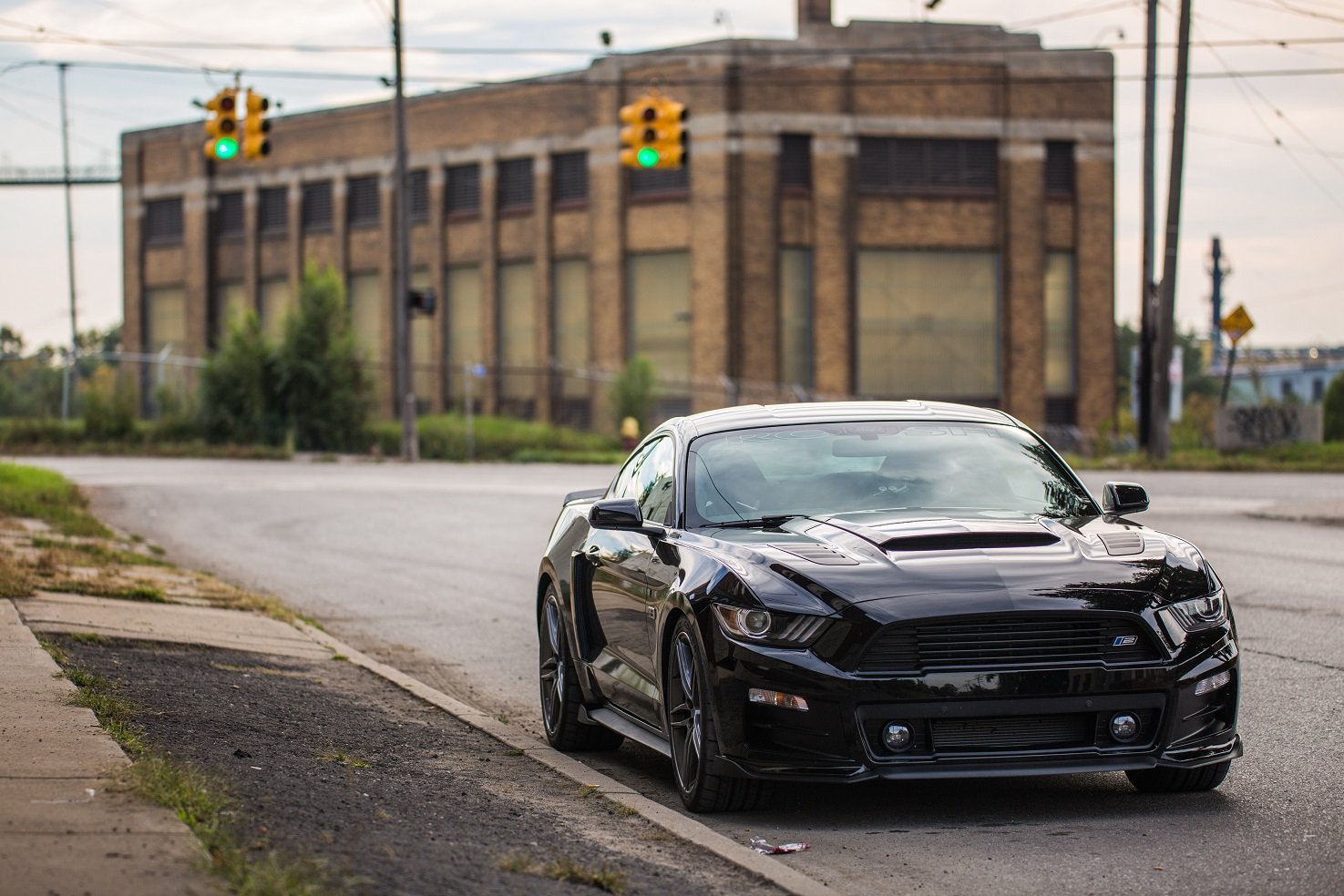 Roush Stage Mustang Modified Black Wallpaper