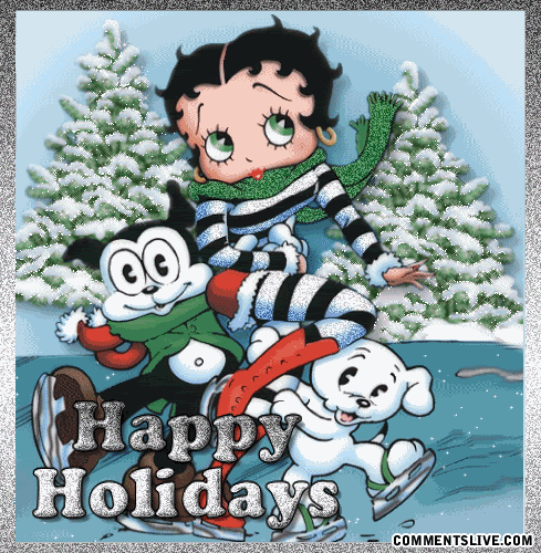 Betty Boop Pictures Archive Christmas And Holiday Animated