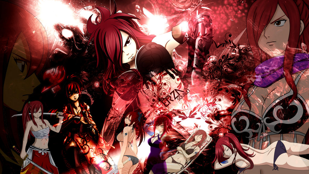 Wallpapers Fairy Tail Erza 1024x576