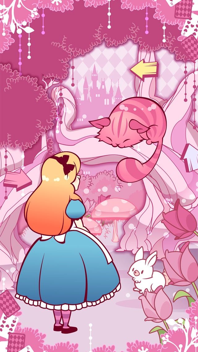 On We Re All Mad Here Alice In Wallpaper
