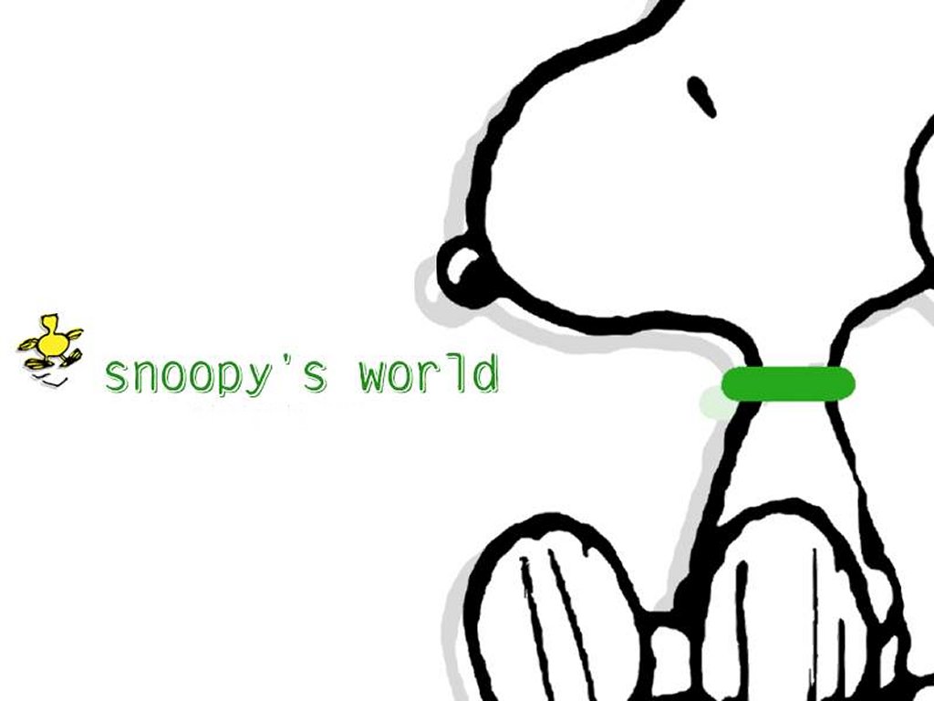 Wallpaper Snoopy S World