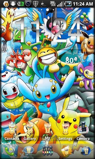 Pokemon Live Wallpaper Featuring Different