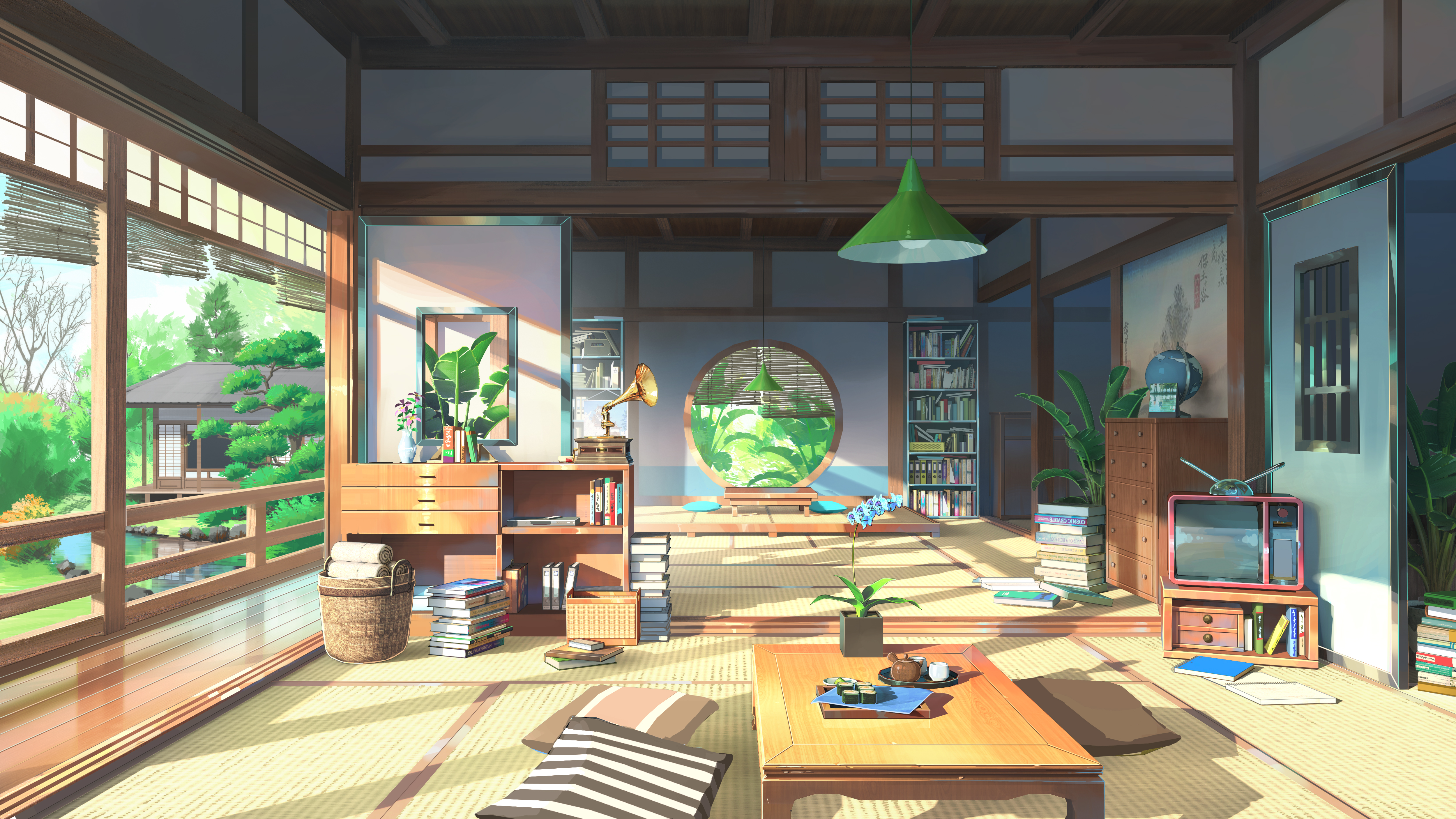 Anime Room 4k Ultra HD Wallpaper By Lv