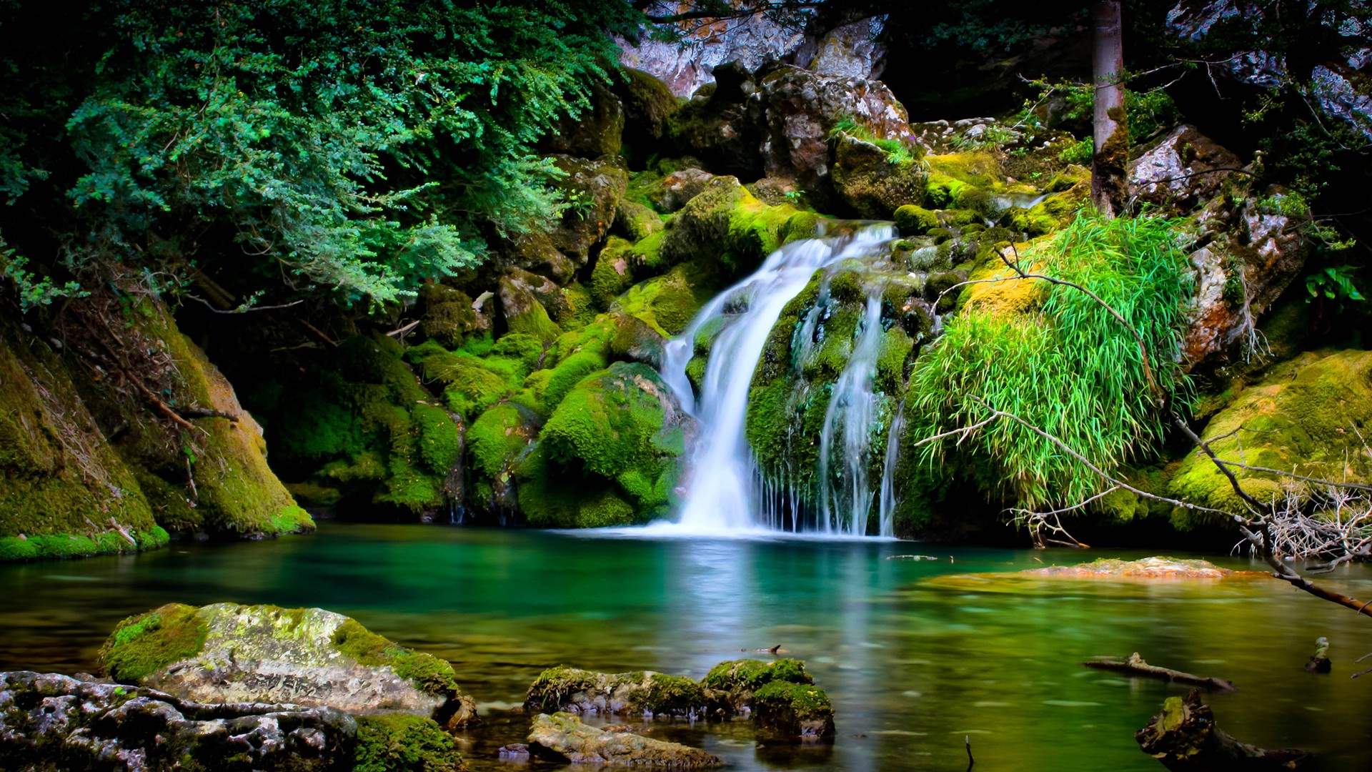 Nature Landscape Waterfall 3d Wallpaper HD Desktop