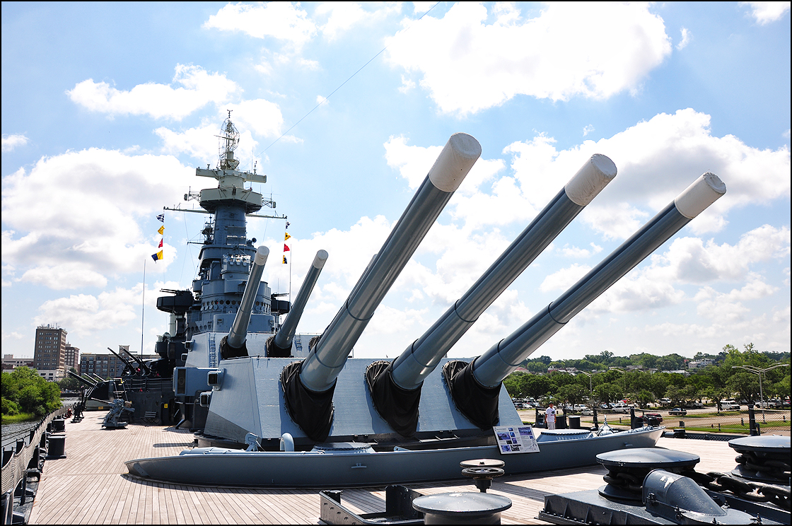 Uss North Carolina Battleship By Bubzphoto