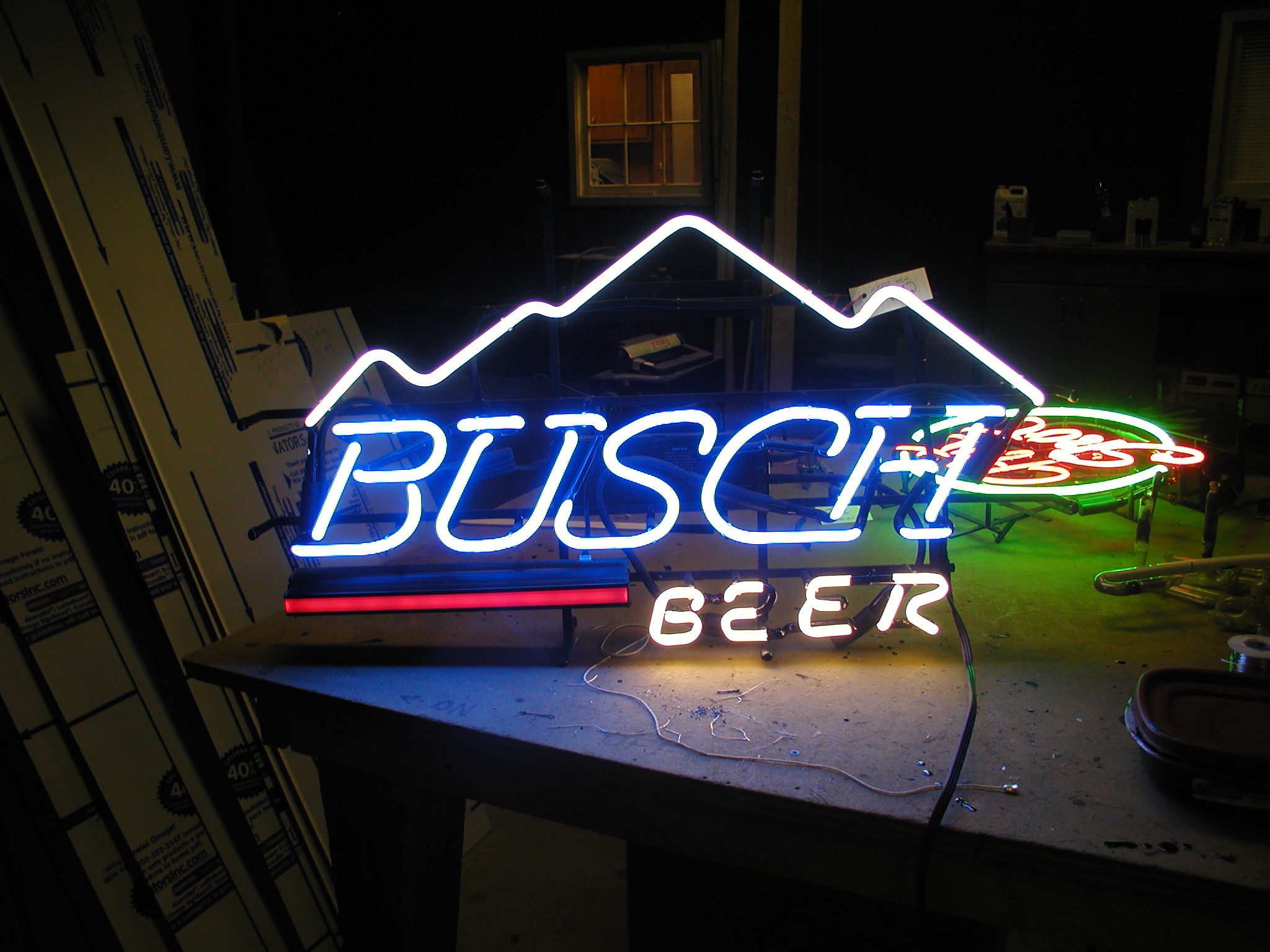 Busch Beer Can Camo Mountains