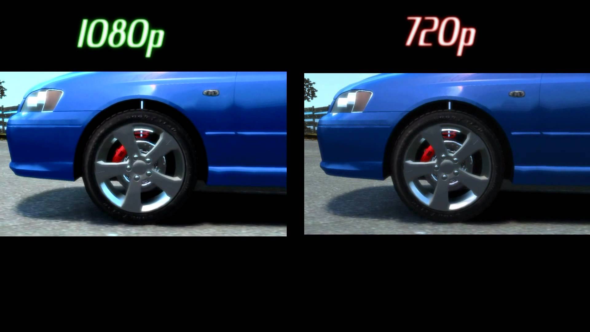 Gta Iv Video Editor Rendering 1080p Vs 720p Water Car Shadows