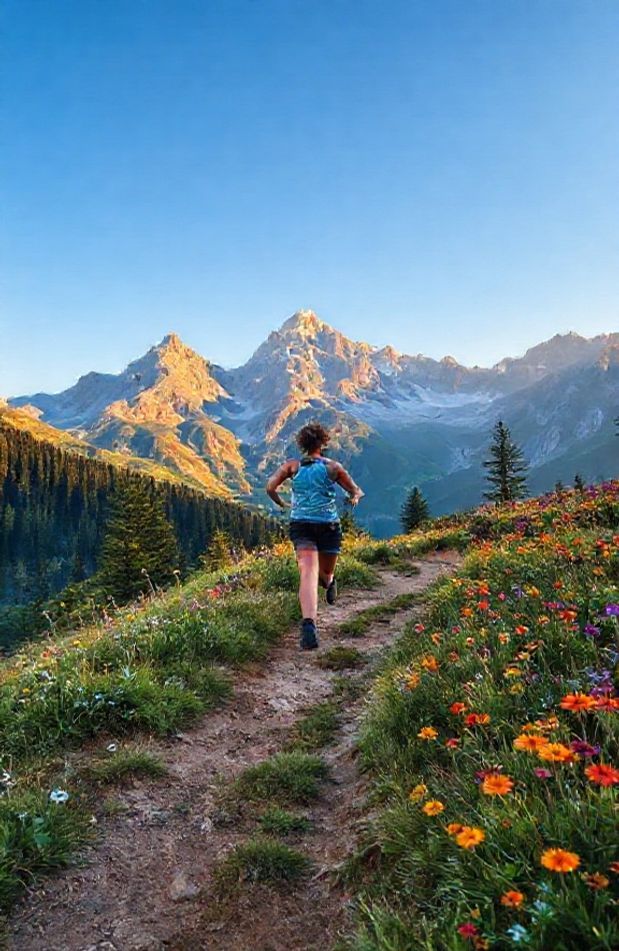 Trail Running Wallpaper