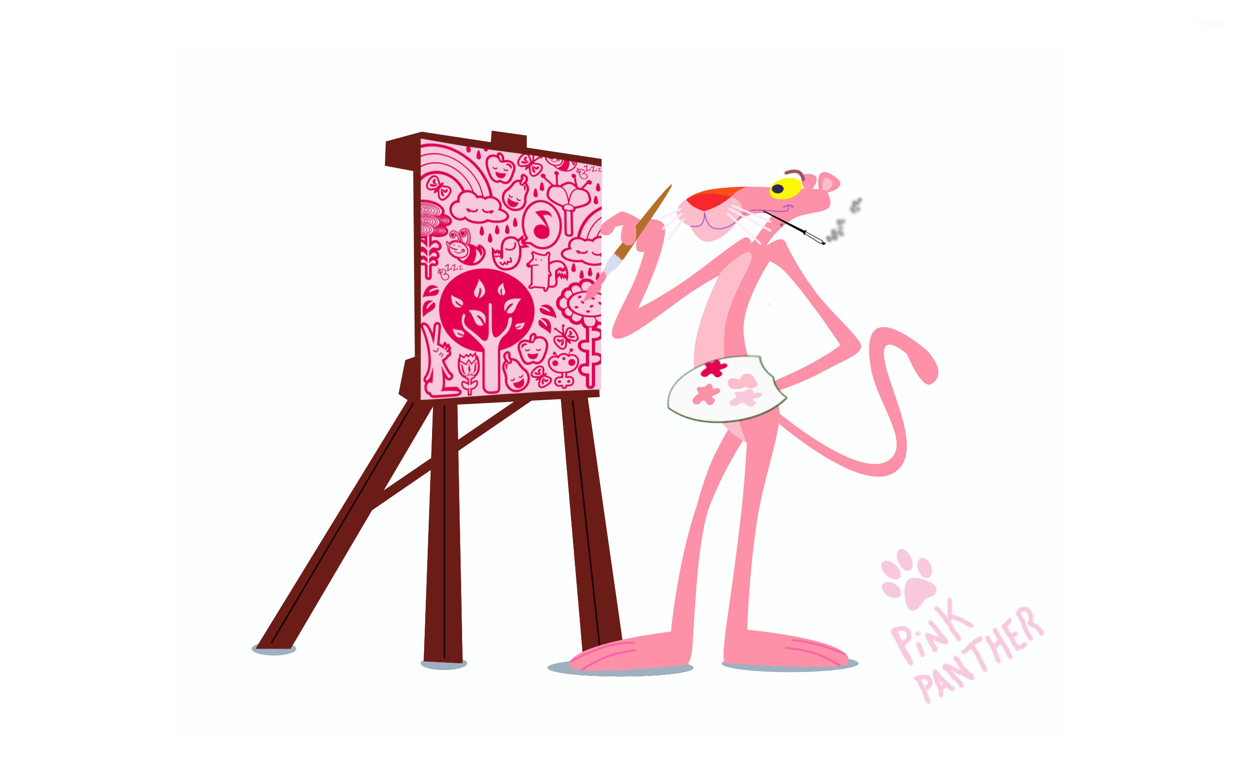 Pink Panther Wallpaper Cartoon