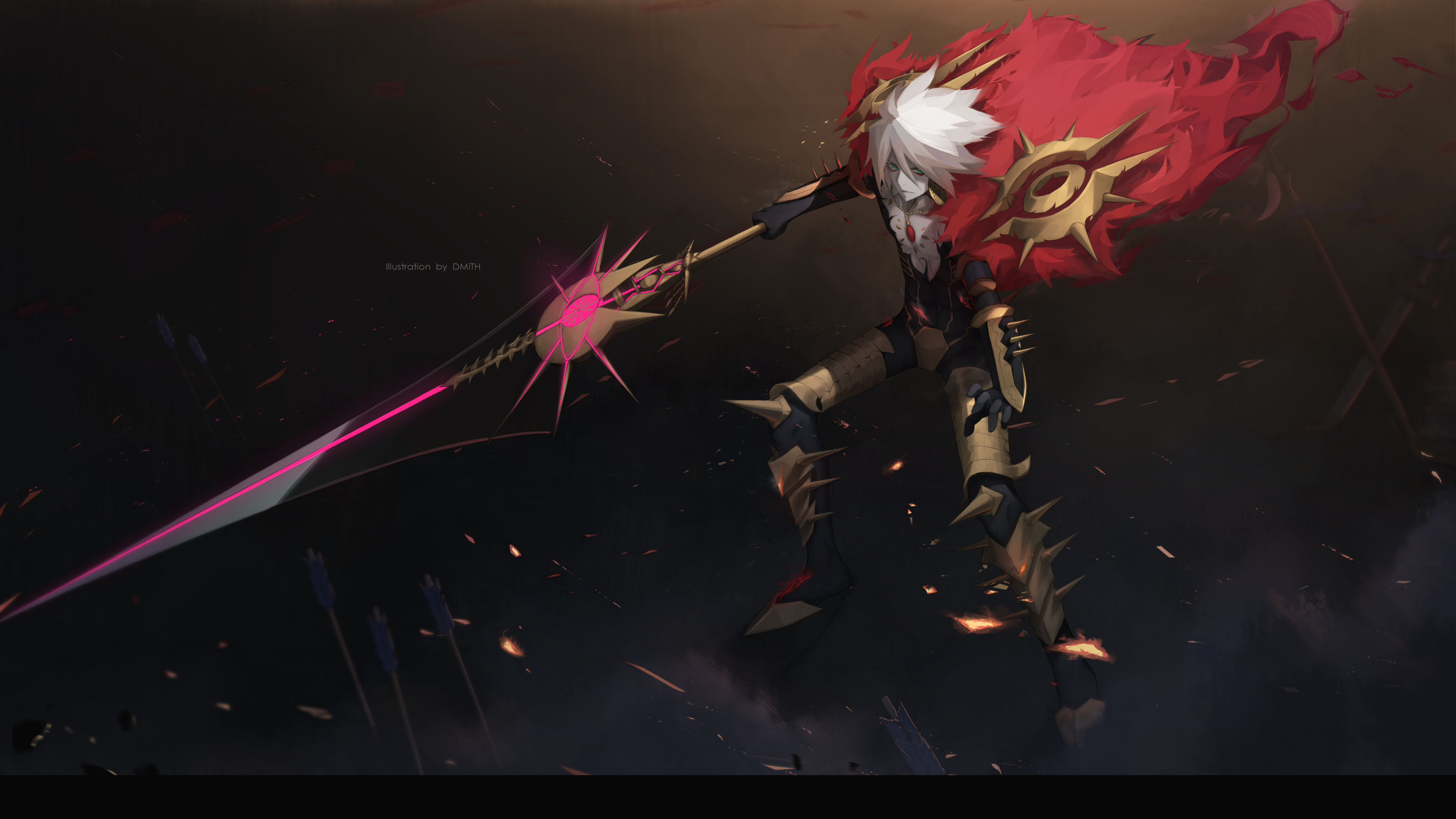 Red Lancer Fate Apocrypha Wallpaper Zerochan Anime