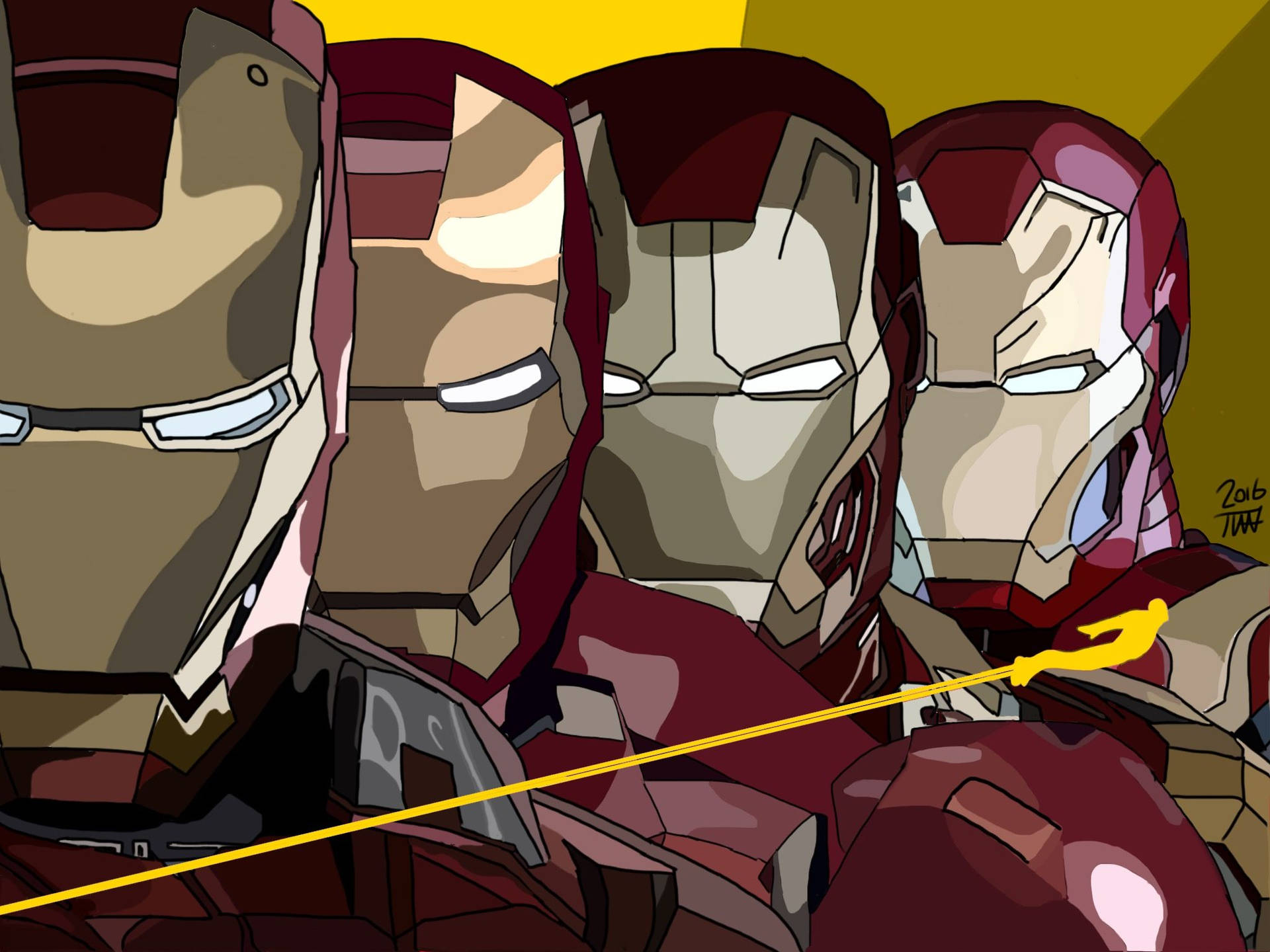 Iron Man Mark In All Its Glory Wallpaper