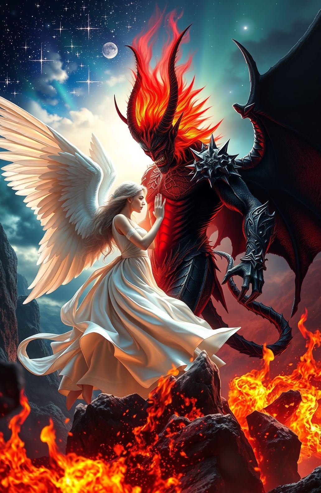 Angel And Devil Wallpaper