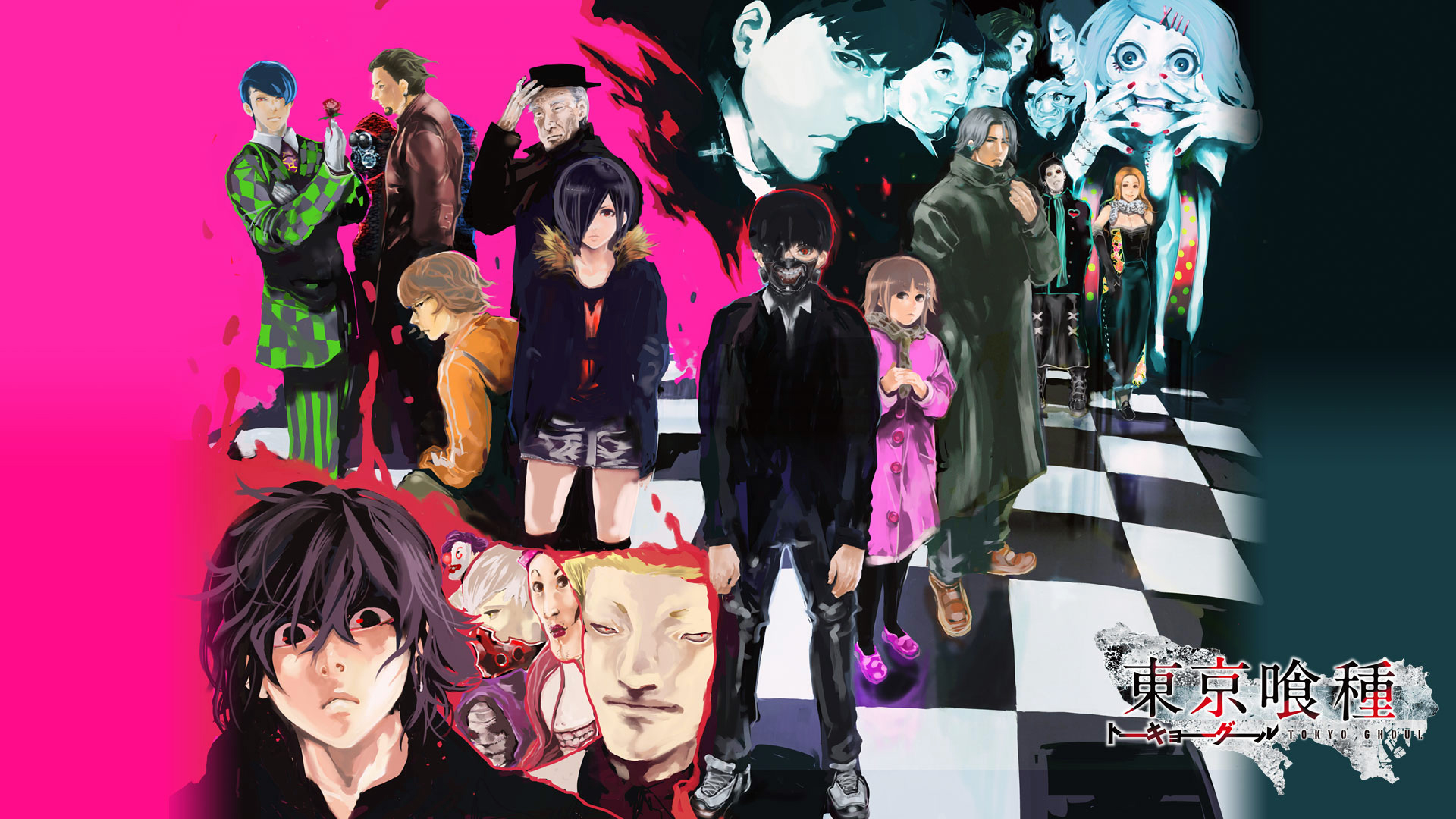 tokyo ghoul characters anime hd 1920x1080 1080p and compatible for