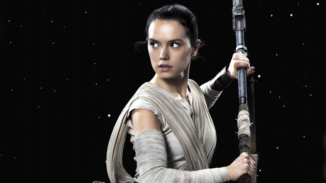 Daisy Ridley Rey Star Wars The Force Awakens HD Wallpaper