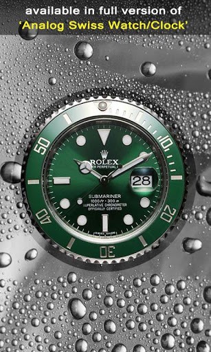 Rolex Watch Live Wallpaper App for Android