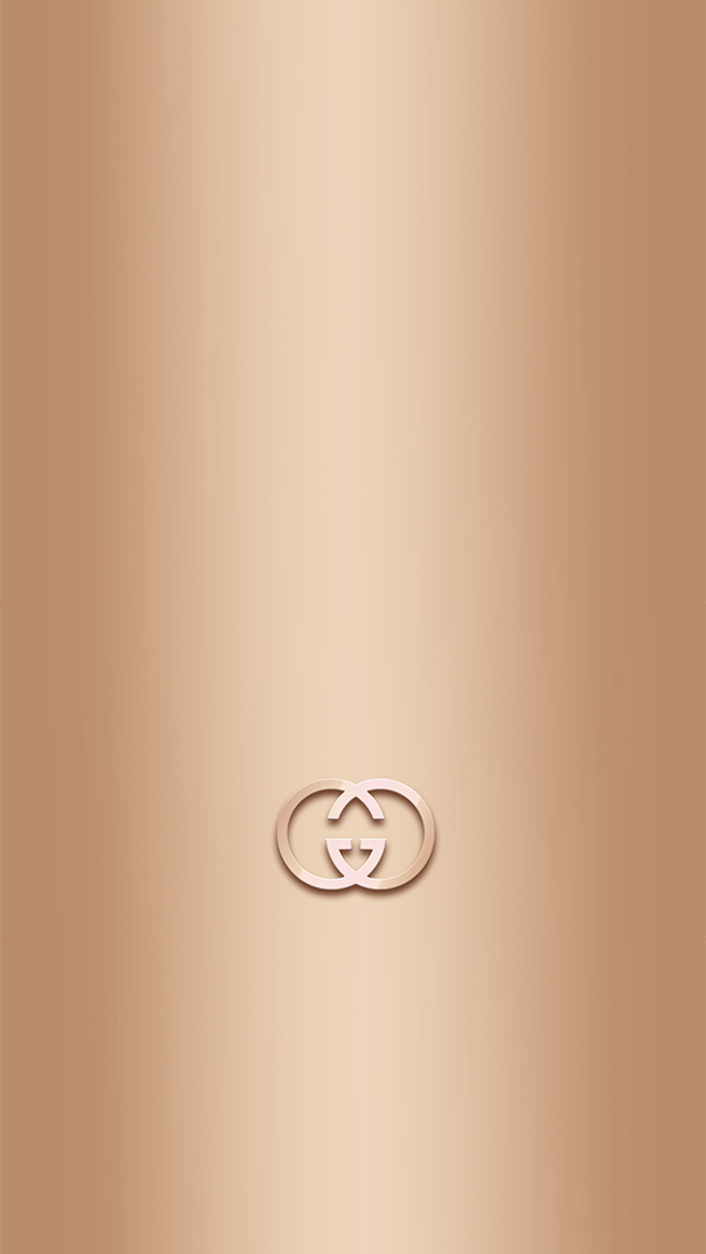 Golden Gucci iPhone Wallpaper