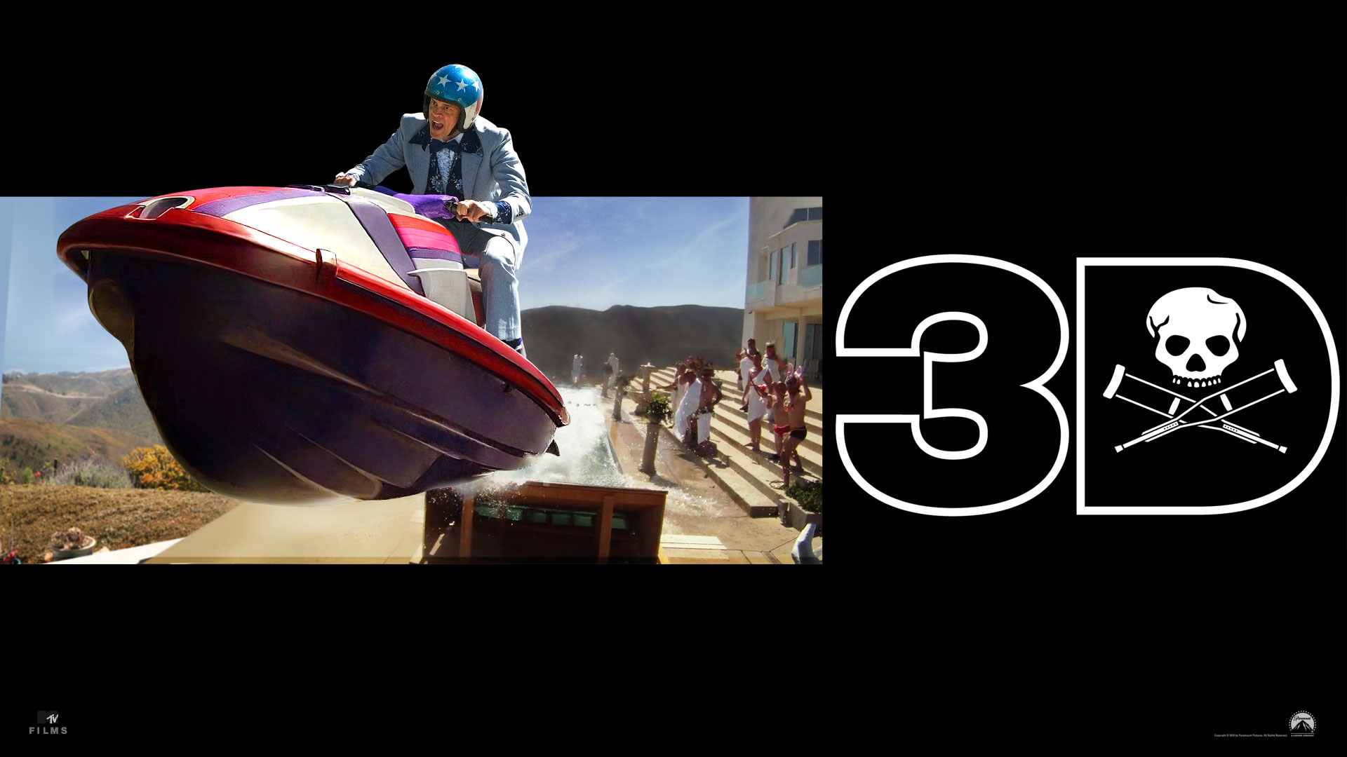 Jackass 3d Movie Jet Ski Desktop Wallpaper