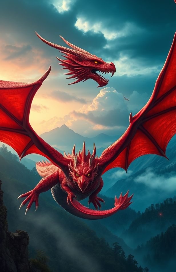 Red Dragon Gaming Wallpaper