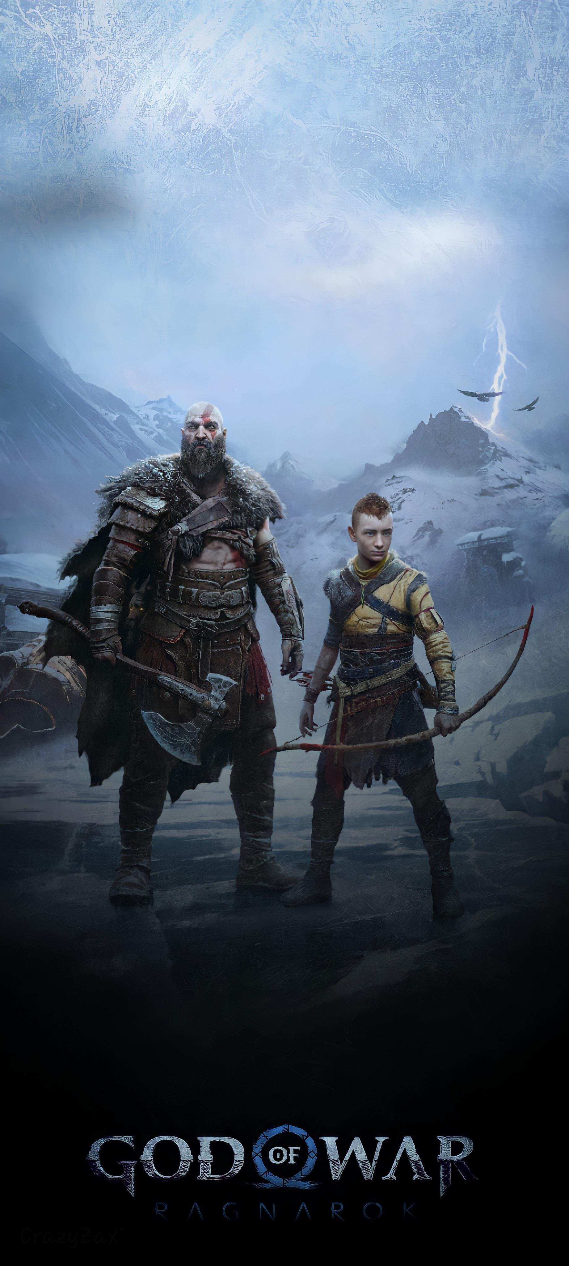 God Of War Ragnarok Phone Wallpaper I Made R Godofwar