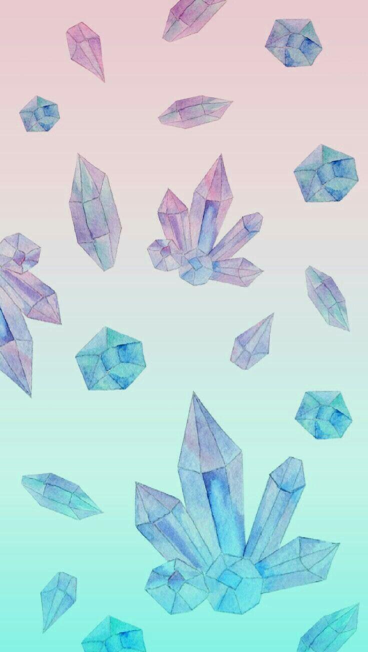 Cute Trippy Crystal Wallpaper Phone Background