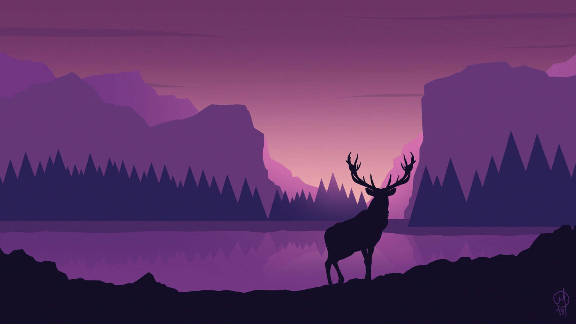 Deer Desktop Wallpaper