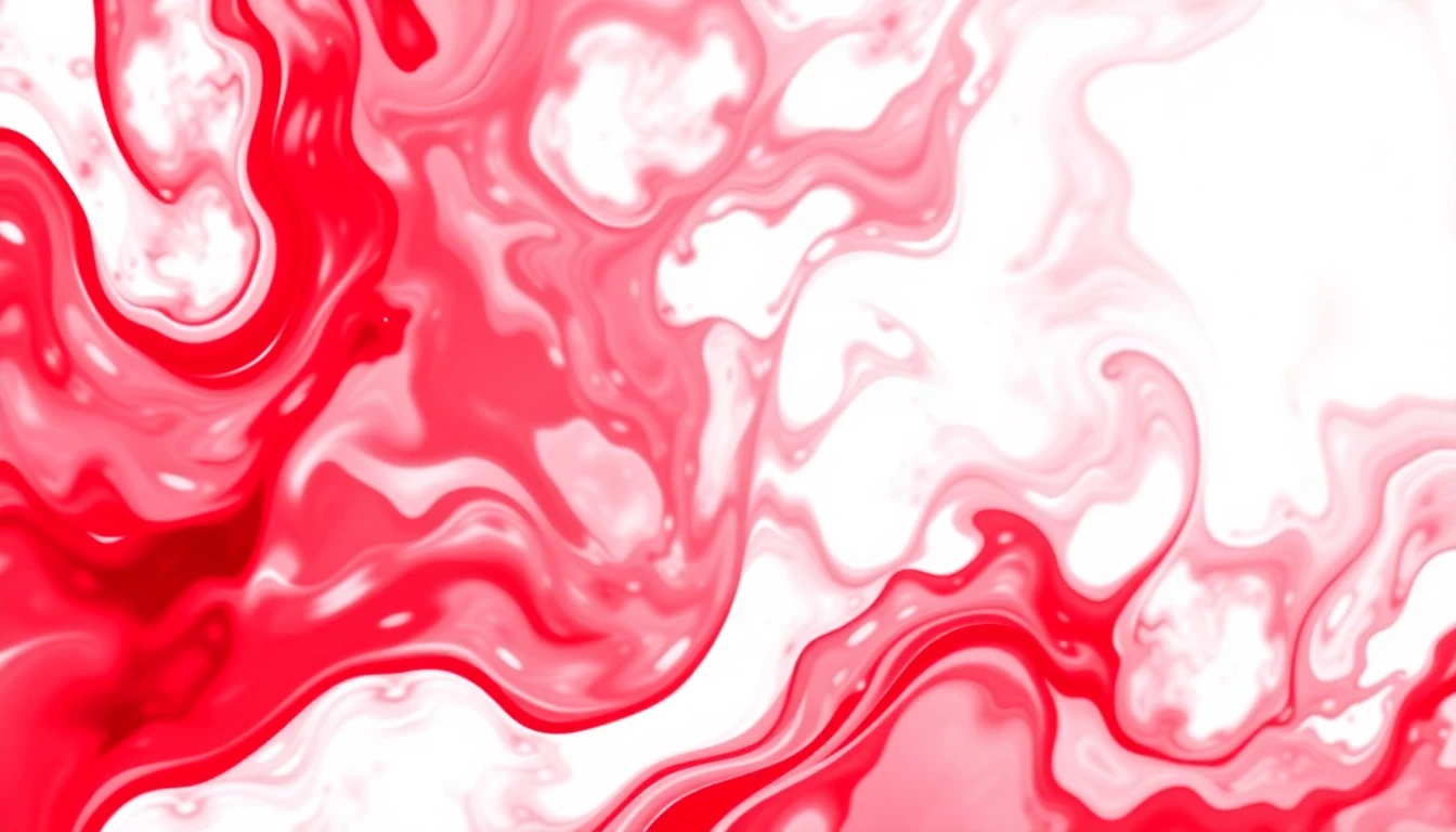 Red And White Background