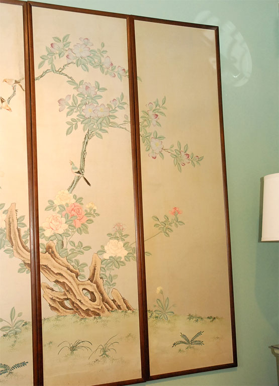 Framed Chinese Wallpaper Panels at 1stdibs 555x768