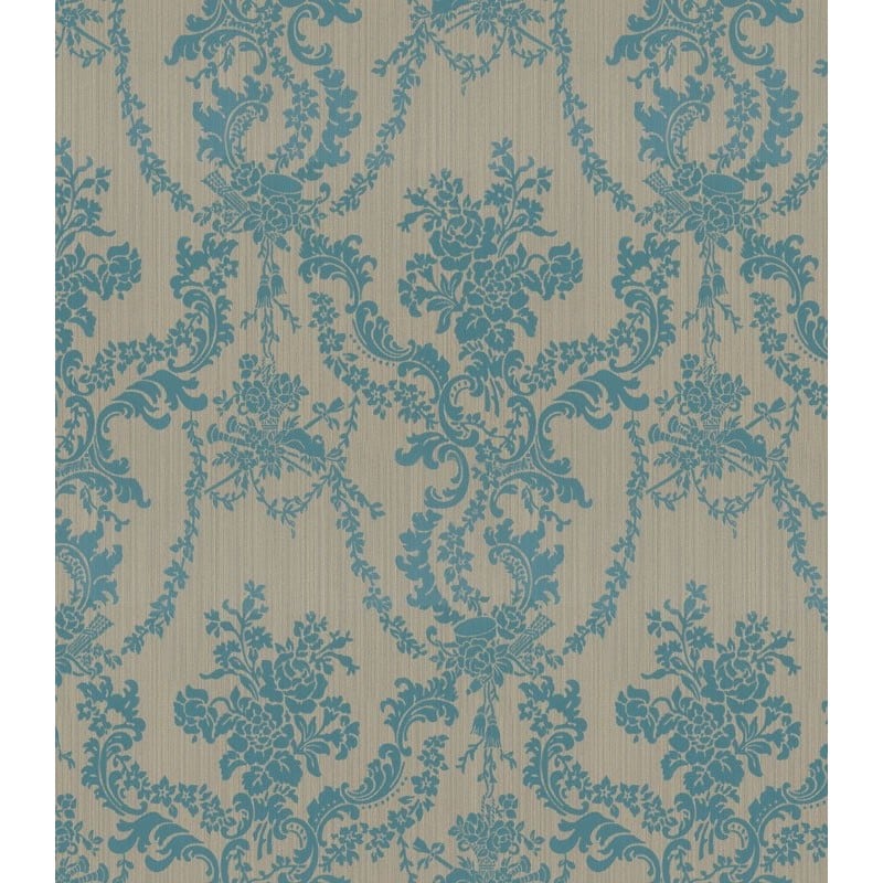 Home Wallpaper Turquoise Grey Damask Seamless Wallpaper 800x800