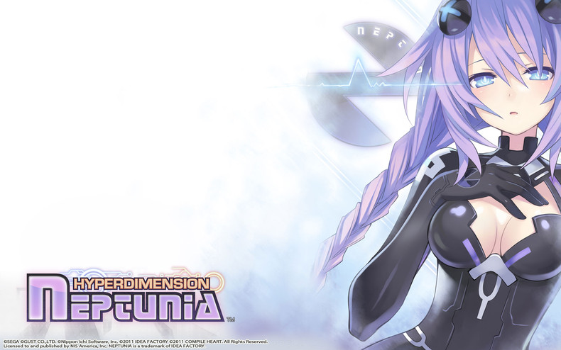 Game Neptune Wallpaper Purple Heart Hyperdimension Neptunia