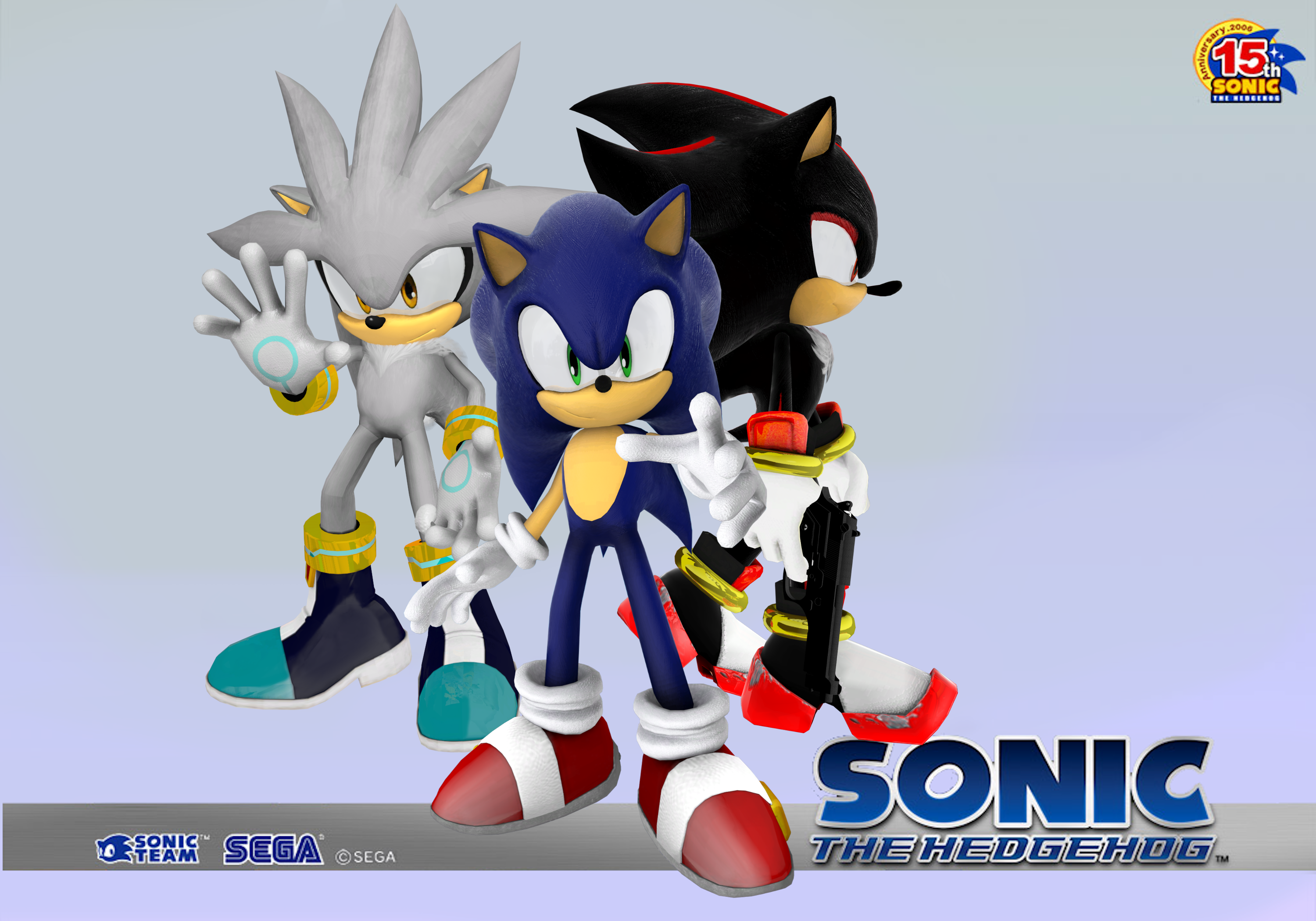 Sonic Next Wallpaper sonic shadow and silver 2099png