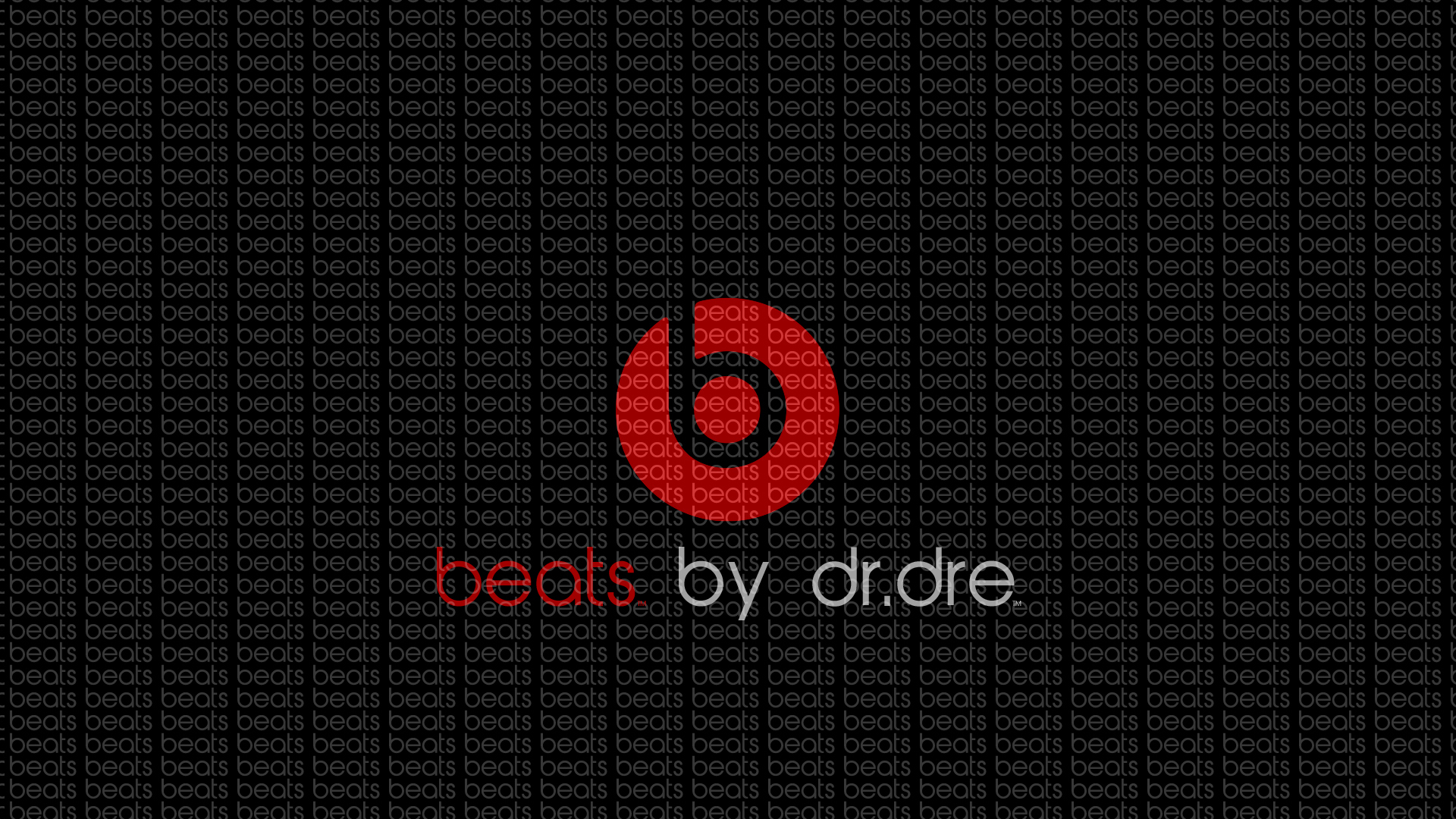 Beats By Dr Dre Audio Brand Logo Sound Texture Sits