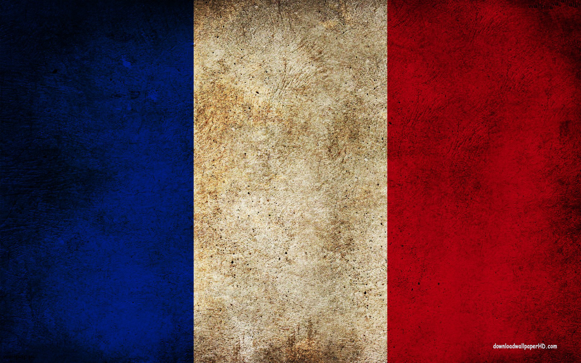 Dirty French Flag Wallpaper
