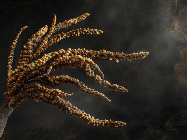 Medium Shot Of Staghorn Coral Themed Background In The Style Product Wallpaper