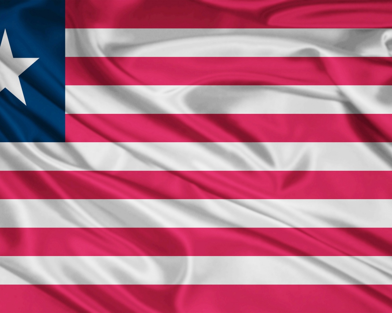Liberia Flag Desktop Pc And Mac Wallpaper