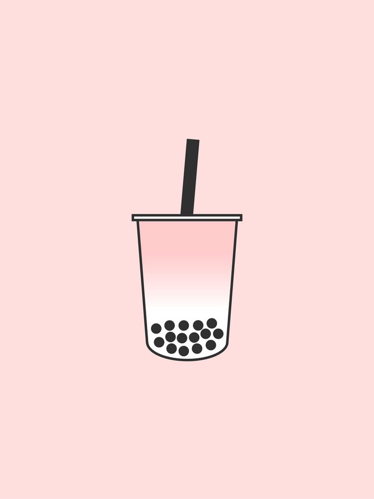 Pink Bubble Tea Art Print By Theaquawitch X Small