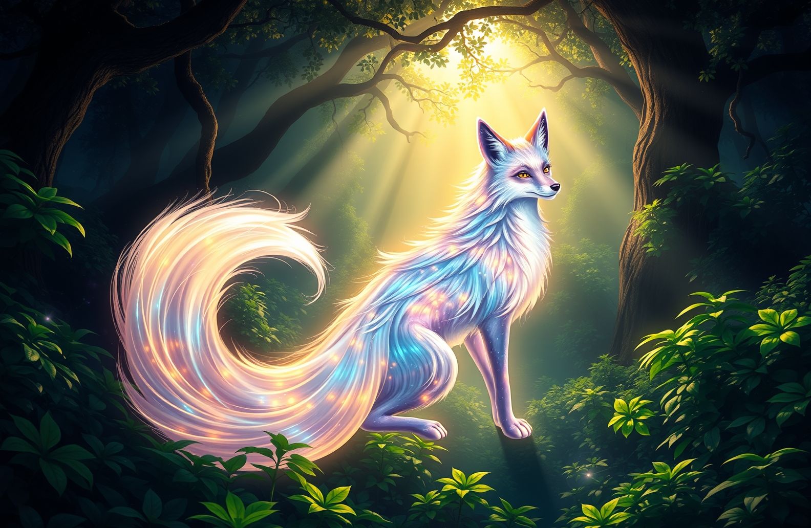 Nine Tails HD Wallpaper