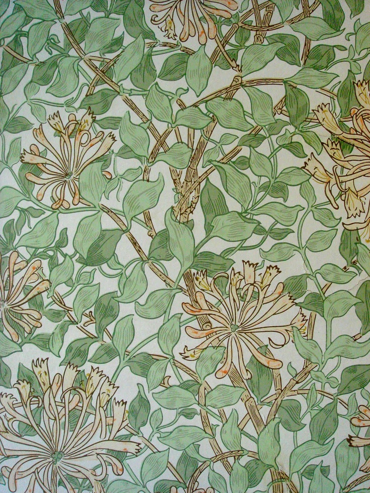 William Morris Wallpaper Grasscloth