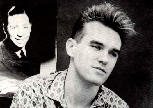 Morrissey With George Formby Background Photo Pat Bellis