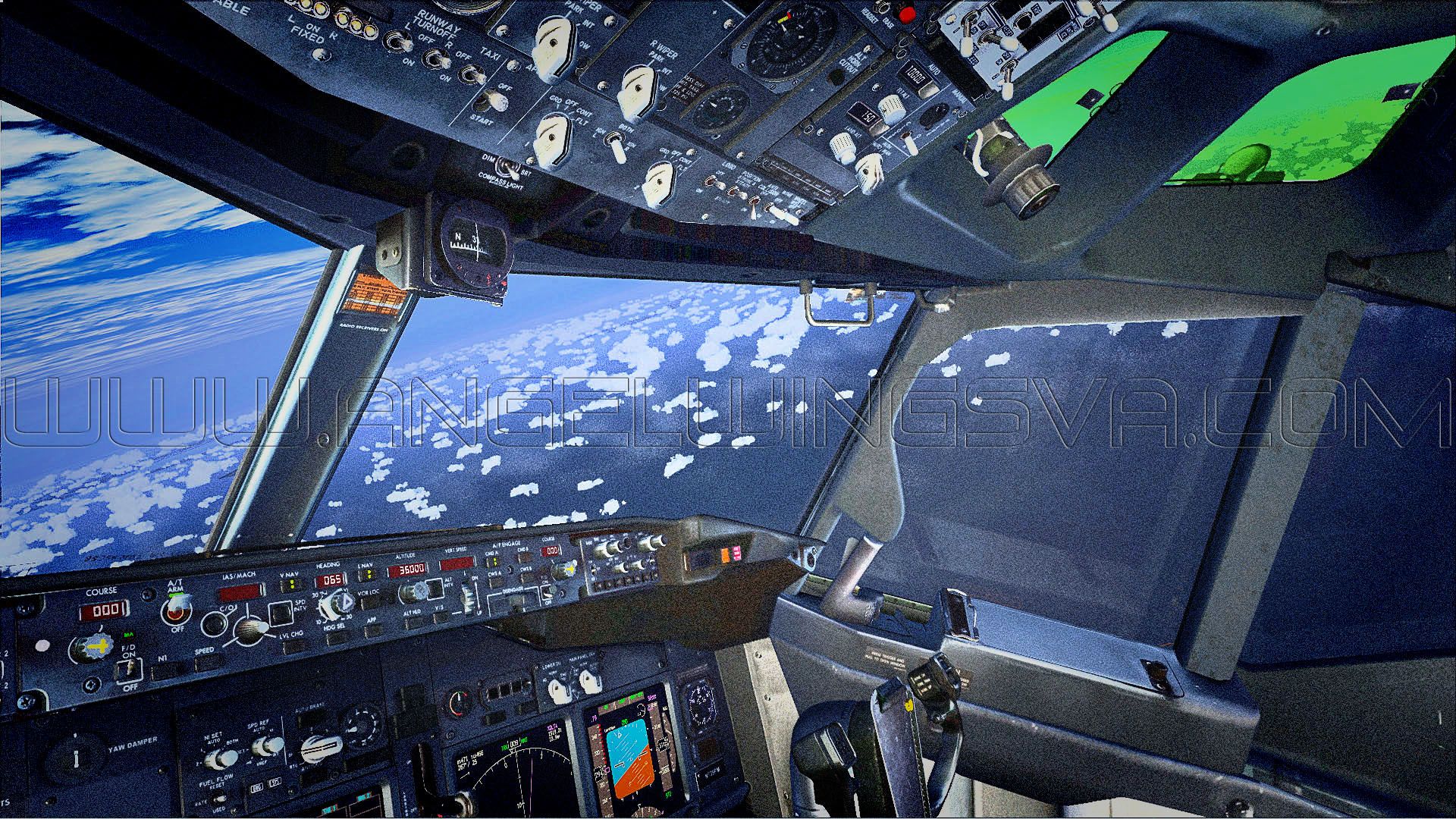 Image For Boeing Cockpit Wallpaper