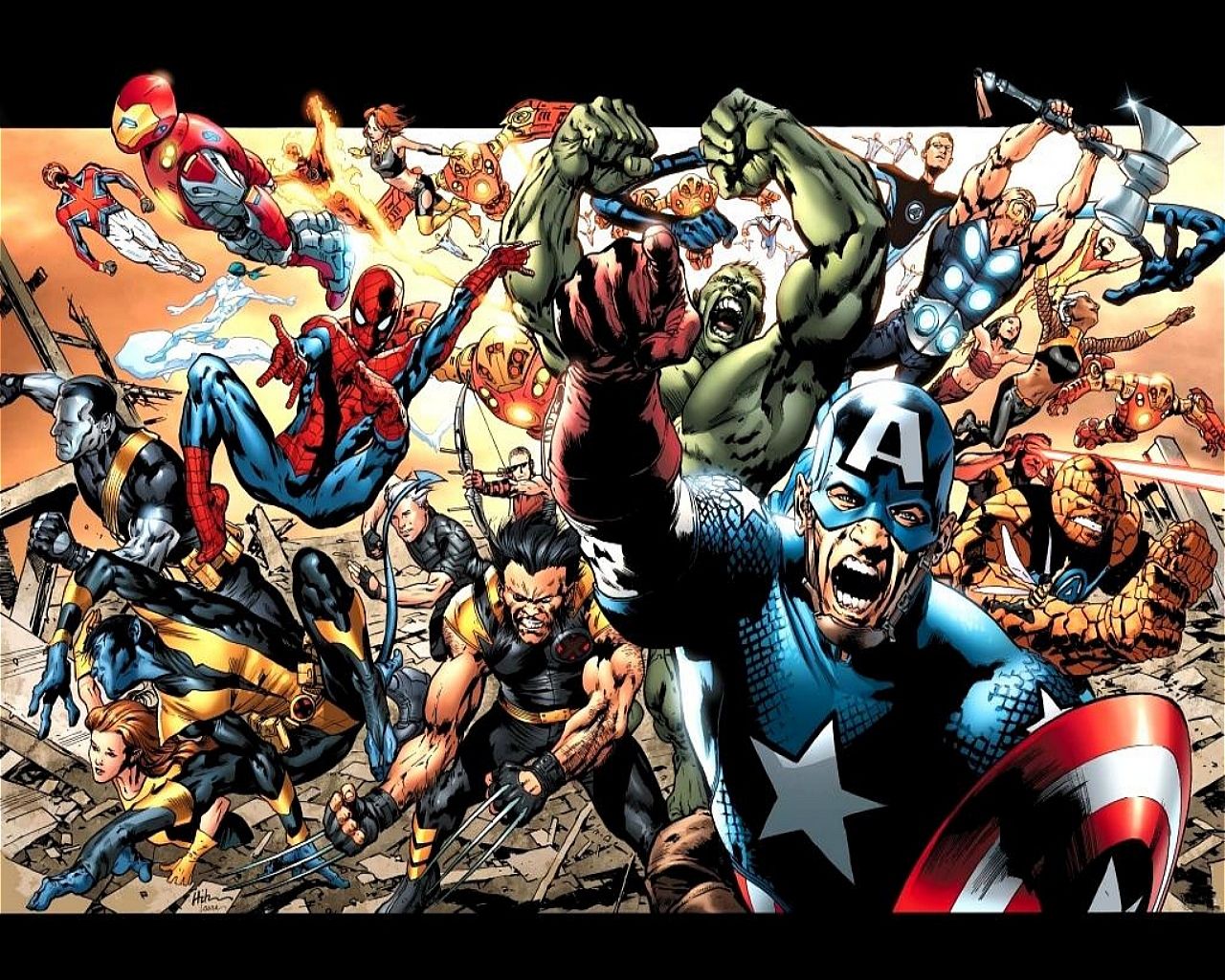Ics Wallpaper Ultimate Marvel Avengers