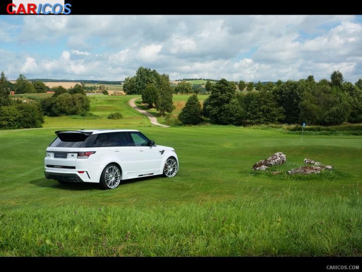 Mansory Range Rover Sport White Rear Wallpaper