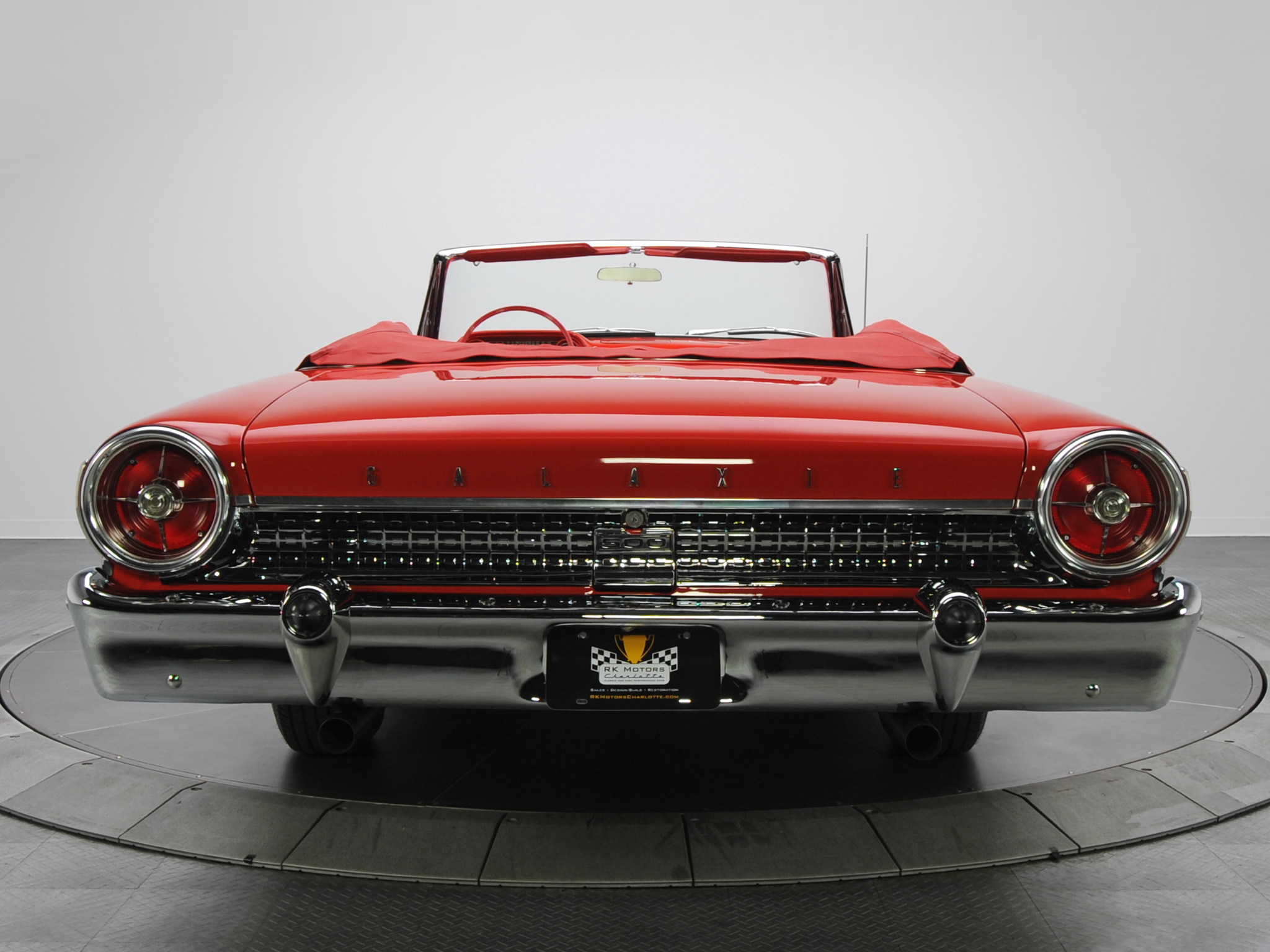 Ford Galaxie Sunliner Convertible Classic Wallpaper Background