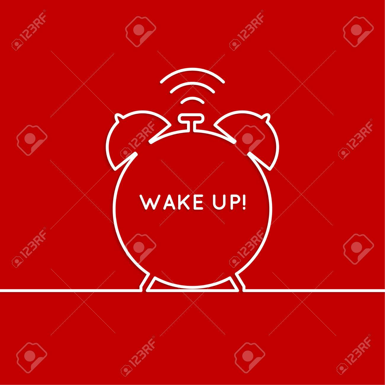 Background With Alarm Clock The Concept Of Early Awakening