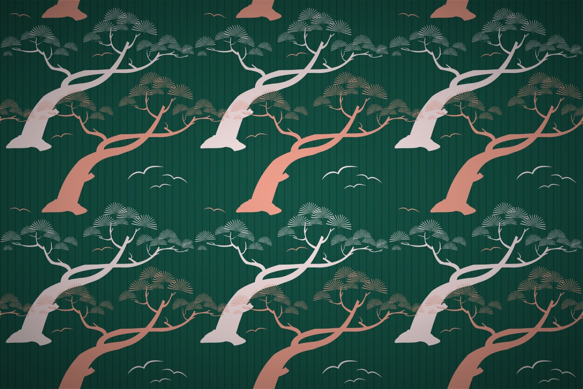 Free japanese pine tree stripe wallpaper patterns
