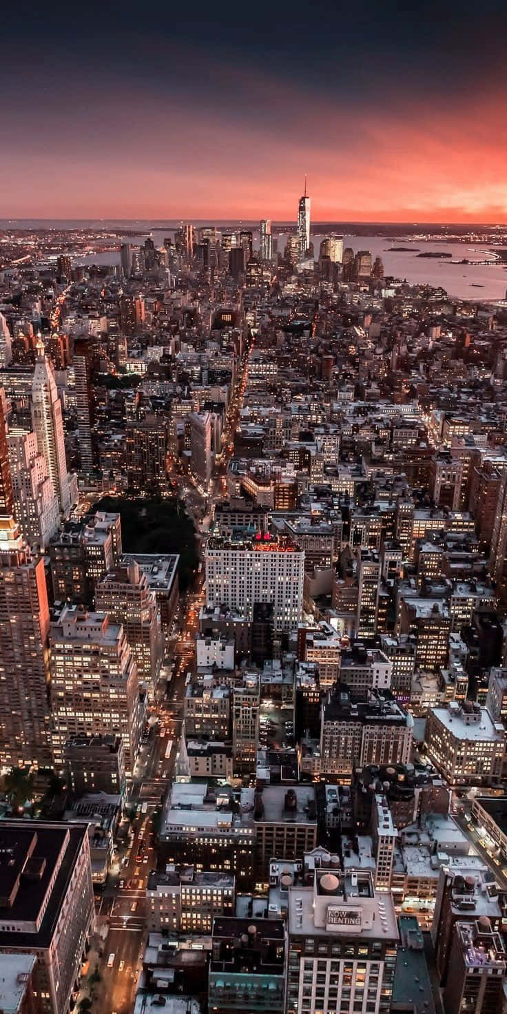 Photograph City Sunset iPhone Wallpaper